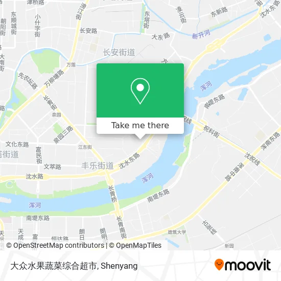 大众水果蔬菜综合超市 map