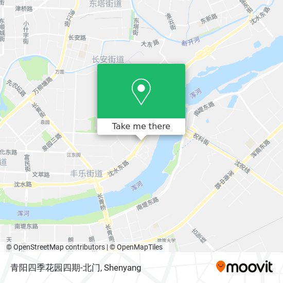 青阳四季花园四期-北门 map