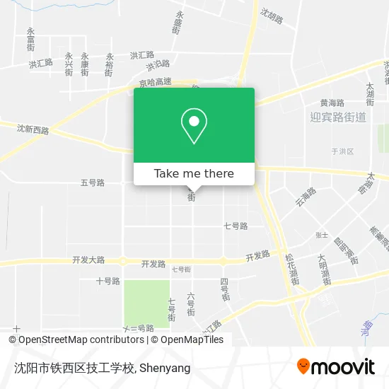 沈阳市铁西区技工学校 map