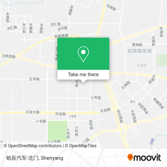 铭辰汽车-北门 map
