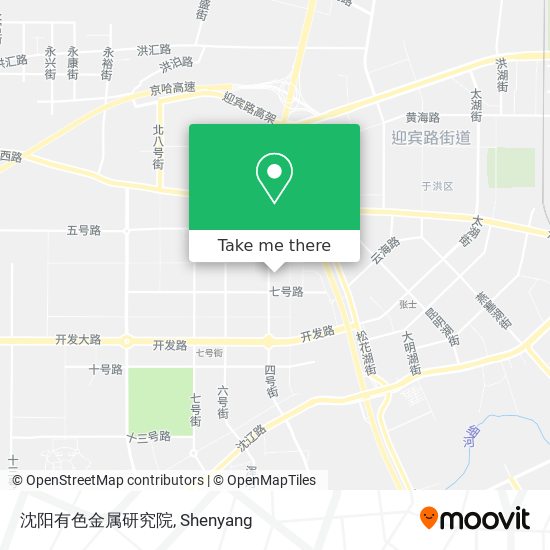 沈阳有色金属研究院 map