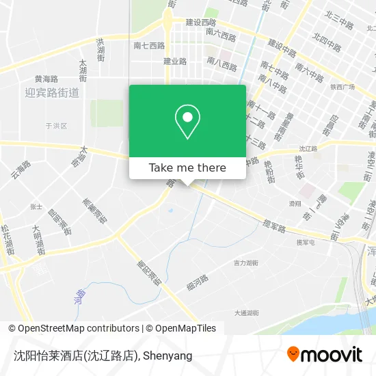 沈阳怡莱酒店(沈辽路店) map
