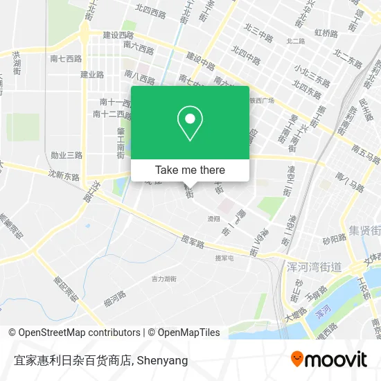 宜家惠利日杂百货商店 map