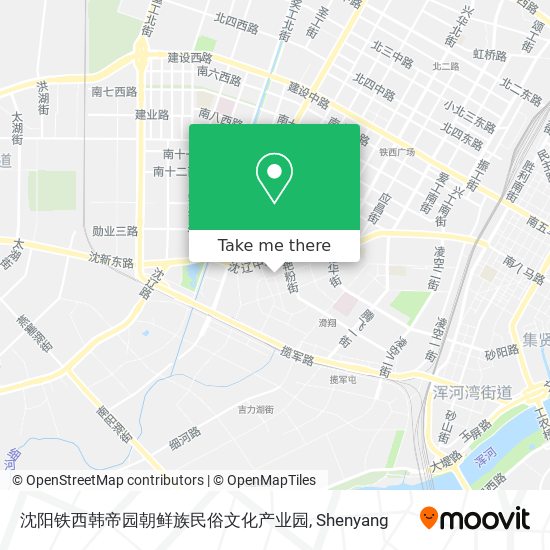 沈阳铁西韩帝园朝鲜族民俗文化产业园 map