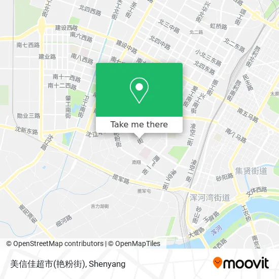 美信佳超市(艳粉街) map