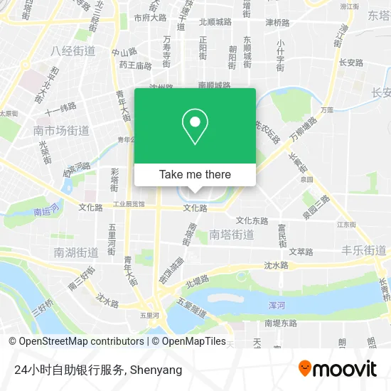 24小时自助银行服务 map