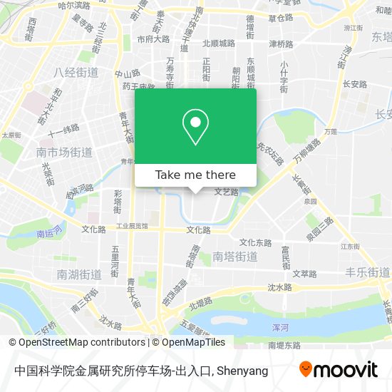 中国科学院金属研究所停车场-出入口 map