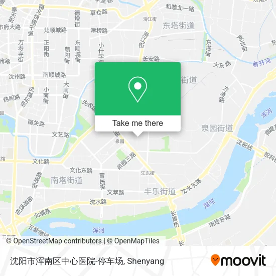 沈阳市浑南区中心医院-停车场 map