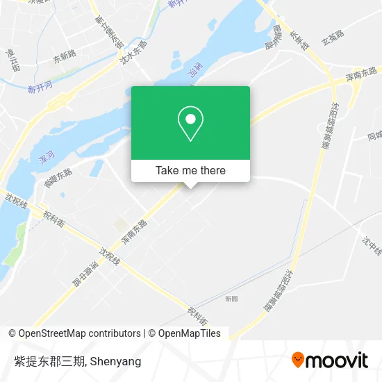 紫提东郡三期 map