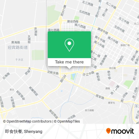 即食快餐 map