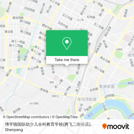 博学猫国际幼少儿全科教育学校(腾飞二街分店) map