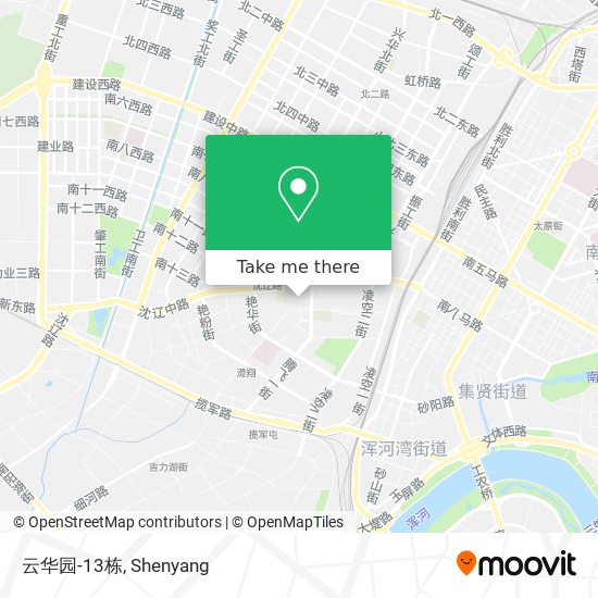 云华园-13栋 map