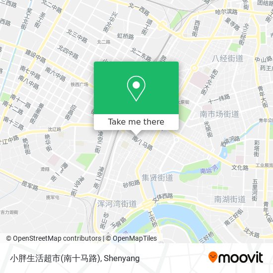 小胖生活超市(南十马路) map