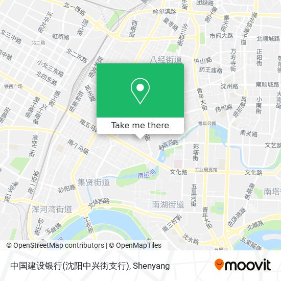 中国建设银行(沈阳中兴街支行) map