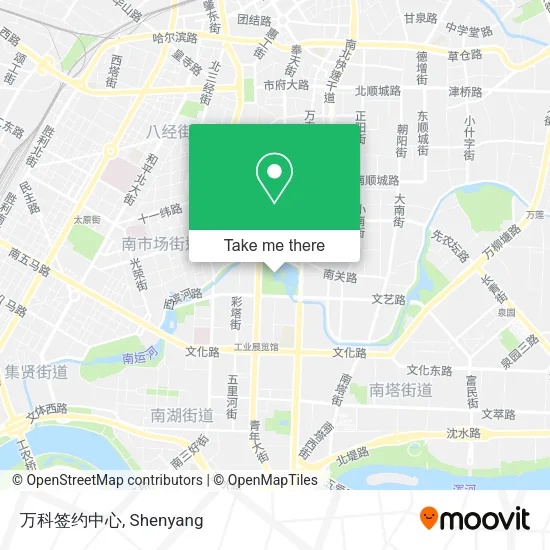 万科签约中心 map