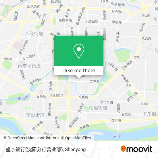 盛京银行(沈阳分行营业部) map