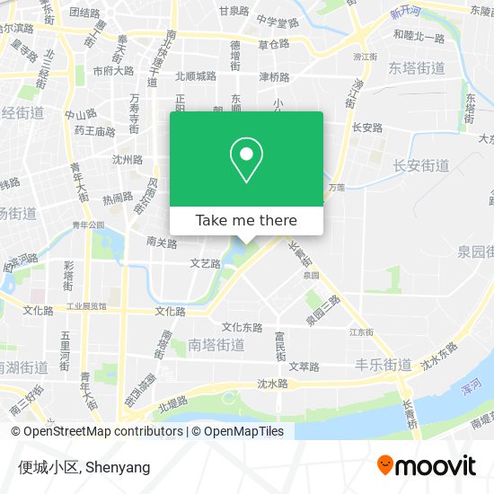 便城小区 map