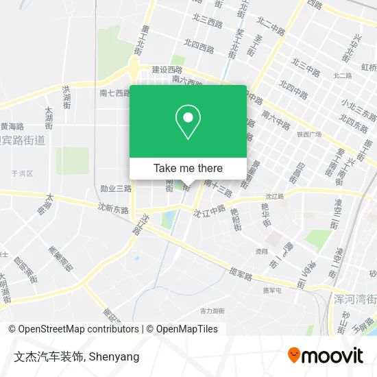 文杰汽车装饰 map