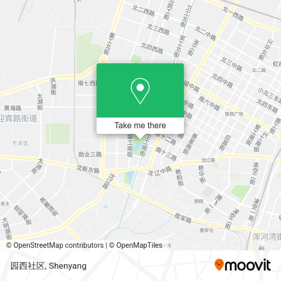 园西社区 map