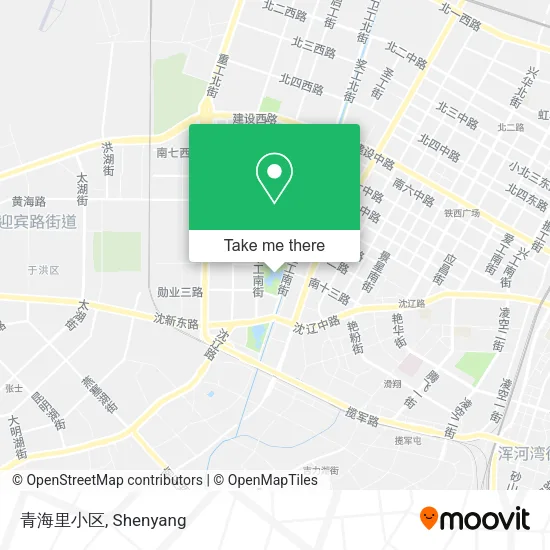 青海里小区 map