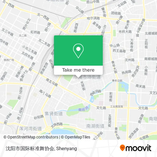 沈阳市国际标准舞协会 map