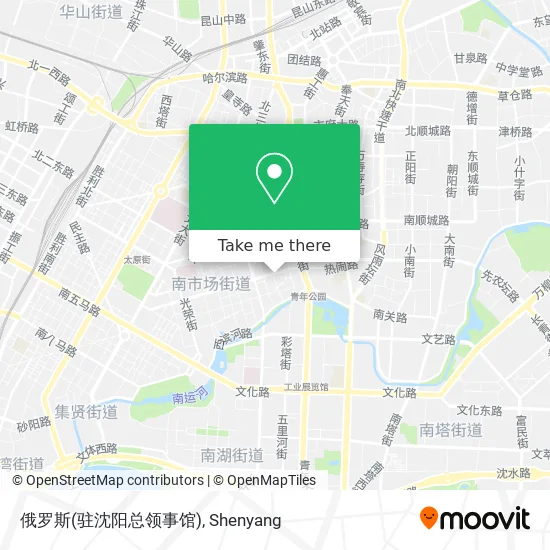 俄罗斯(驻沈阳总领事馆) map