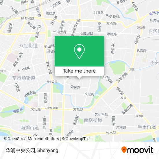 华润中央公园 map