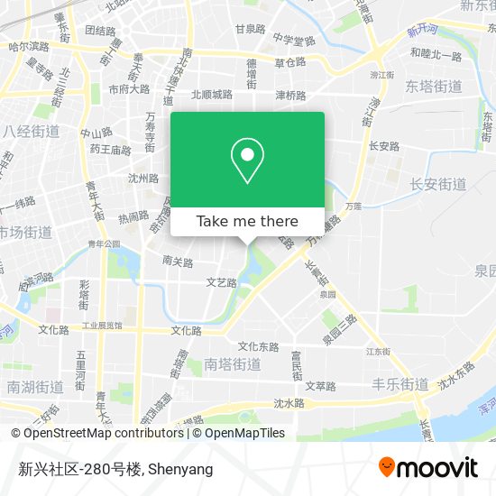 新兴社区-280号楼 map