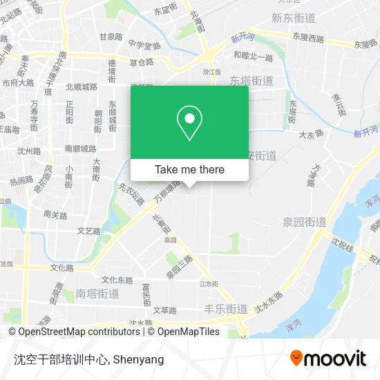 沈空干部培训中心 map