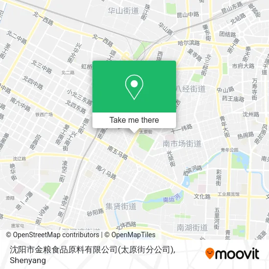 沈阳市金粮食品原料有限公司(太原街分公司) map