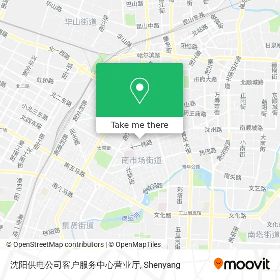 沈阳供电公司客户服务中心营业厅 map