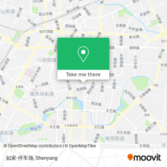 如家-停车场 map