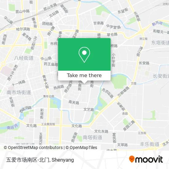 五爱市场南区-北门 map