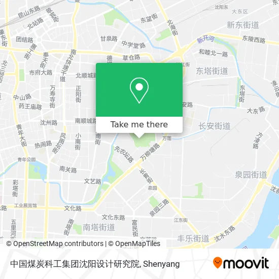 中国煤炭科工集团沈阳设计研究院 map