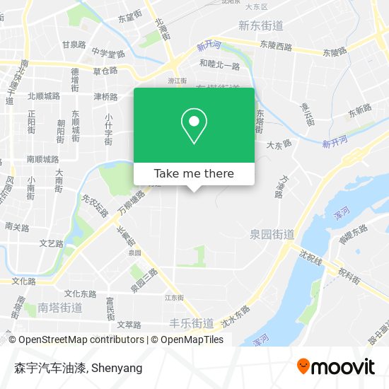 森宇汽车油漆 map