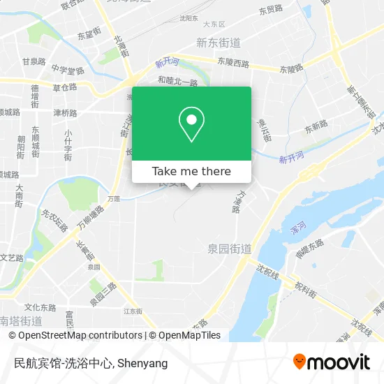 民航宾馆-洗浴中心 map