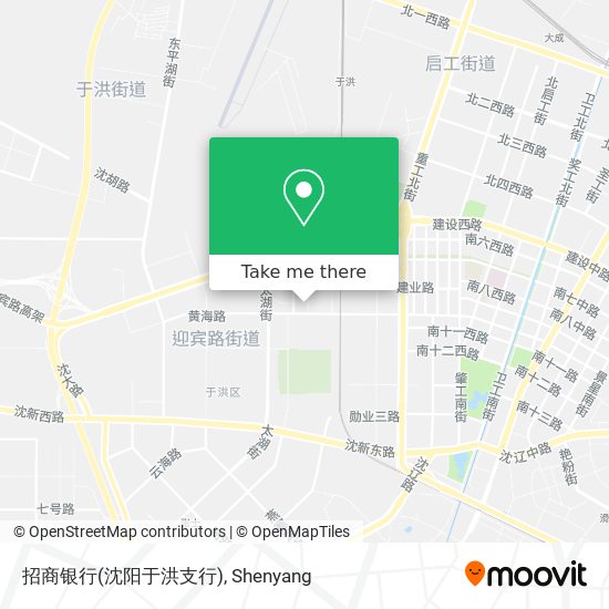 招商银行(沈阳于洪支行) map