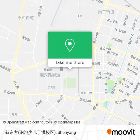 新东方(泡泡少儿于洪校区) map