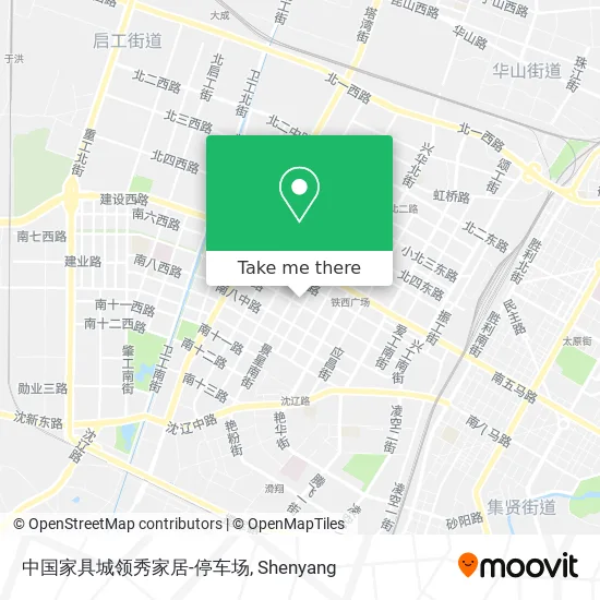 中国家具城领秀家居-停车场 map