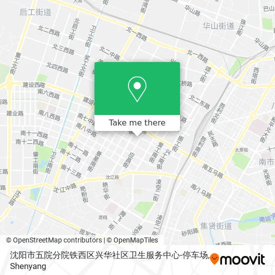 沈阳市五院分院铁西区兴华社区卫生服务中心-停车场 map