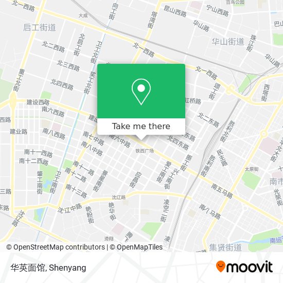华英面馆 map