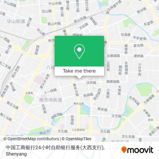 中国工商银行24小时自助银行服务(大西支行) map