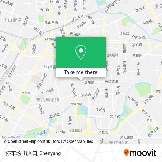 停车场-出入口 map