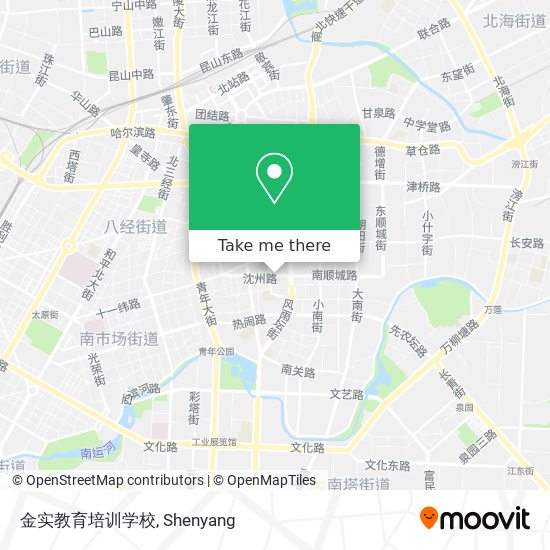 金实教育培训学校 map