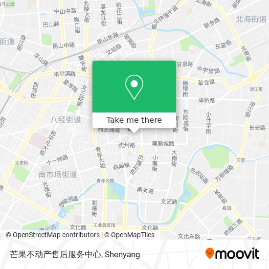 芒果不动产售后服务中心 map