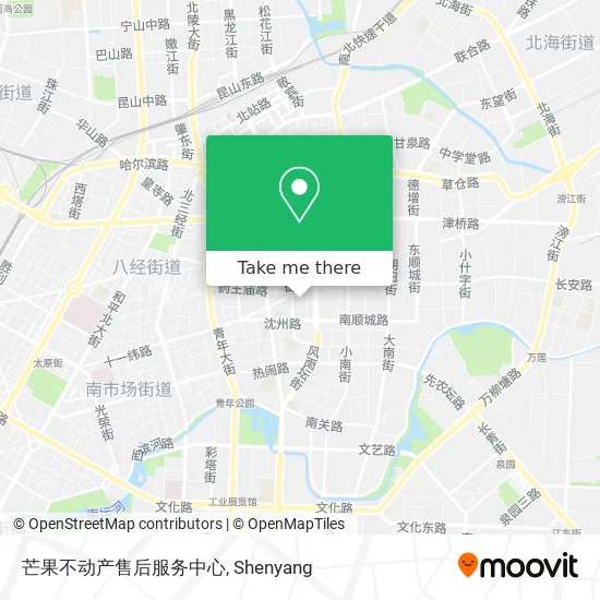 芒果不动产售后服务中心 map