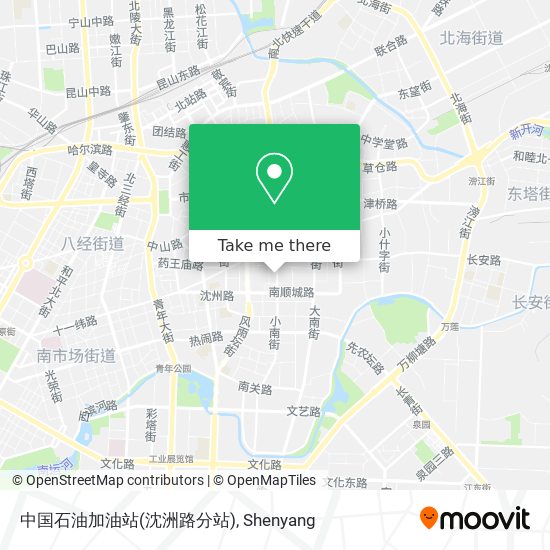 中国石油加油站(沈洲路分站) map