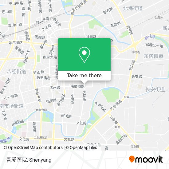 吾爱医院 map
