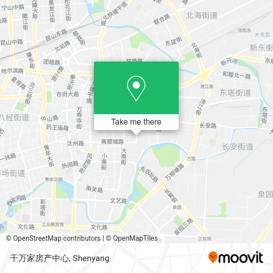 千万家房产中心 map