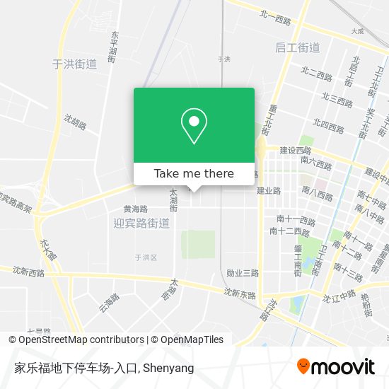 家乐福地下停车场-入口 map